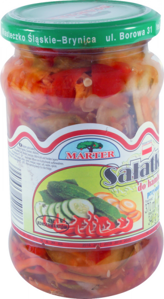 Marter Sałatka hamburgerowa 0,37l /10