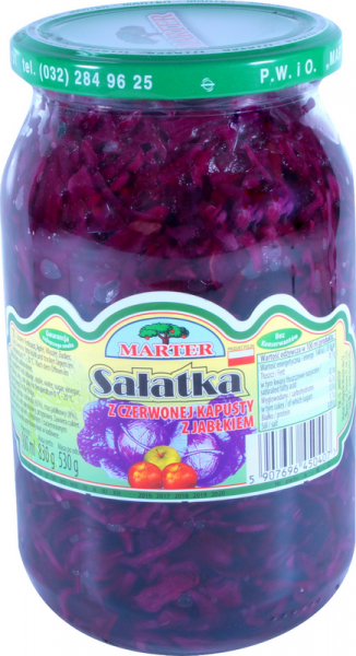 Marter Kapusta czerw. z jabł. 0,9l /8