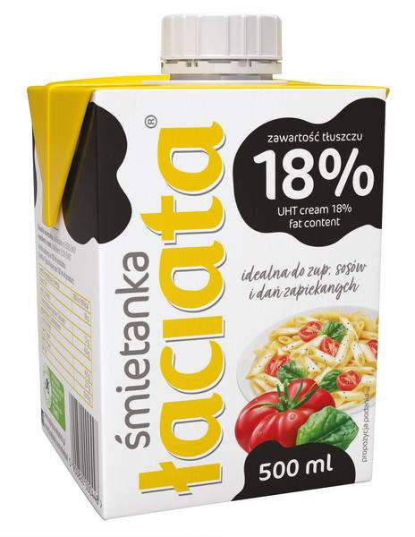 Mlekpol śmiet UHT 18% 500ml Łaciata/8