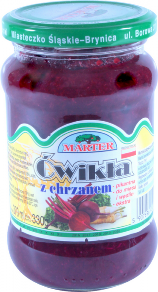 Marter Ćwikła z chrzanem 0,37l /10