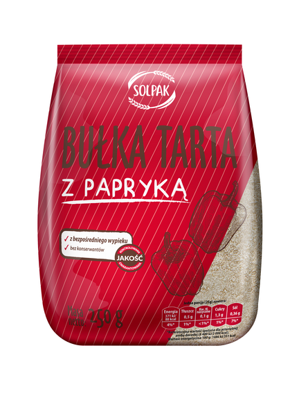 SOLPAK Bułka tarta z papryką 250g/24