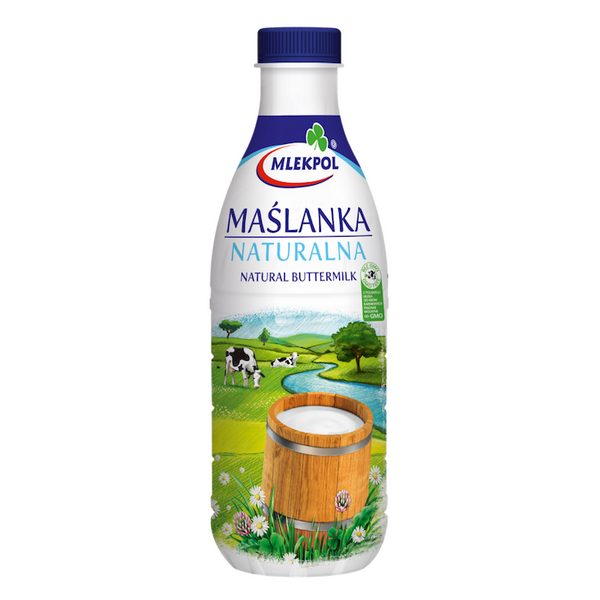 Mlekpol Maślanka Naturalna1l PET/6