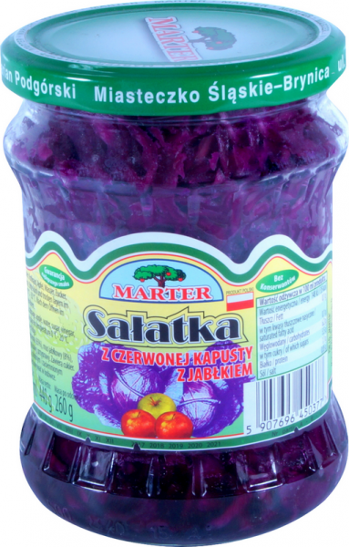 Marter Kapusta czerw. z jabł.0,5l /8/