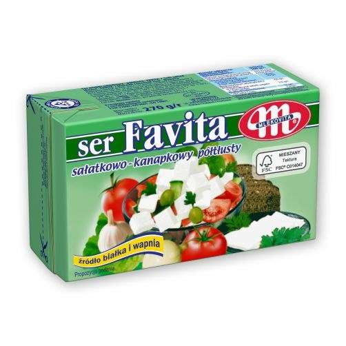 Mlekovita Favita ser półtłusty/zielony/
